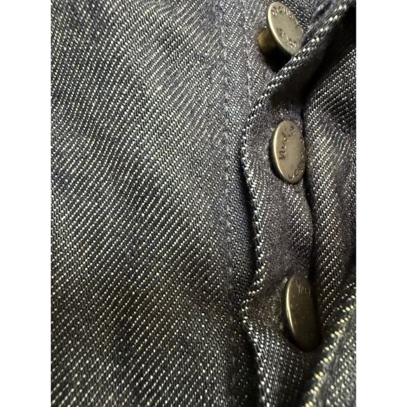 NUDIE Jeans GRIM TIM Men's Jeans W32 L34 Slim Fit Tapered Organic Dry Navy Dips - Picture 9 of 16